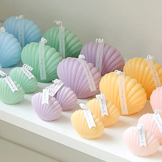 수제 쉘 캔들 - 친환경 아로마테라피 - 완벽한 선물