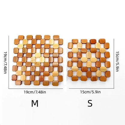 Bamboo Insulation Pad: Eco-Friendly Heat Protection for Stylish Dining