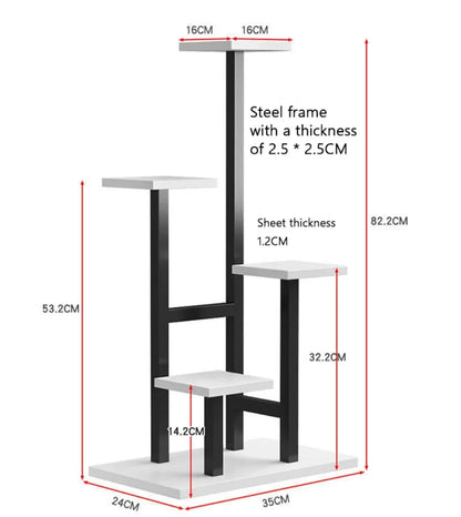 실내 화분 스탠드 - 스타일리시한 다중 화분 홀더 - [브랜드 이름]