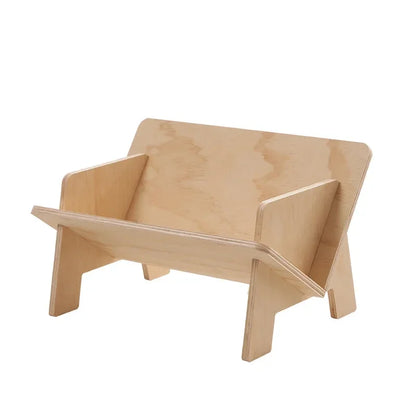 불규칙한 나무 어린이 책장 - 재미있는 정리함 - [브랜드 이름]