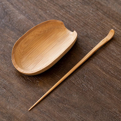 Bamboo Tea Scoop Set - Elevate Your Brew - Eco-Friendly Artisan