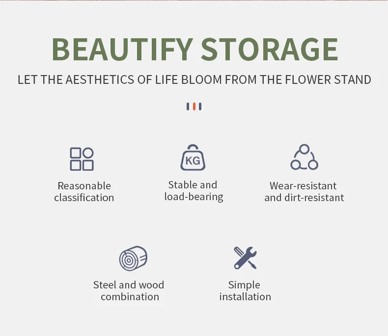 Supporto per piante in legno: eleganza salvaspazio per gli amanti dei fiori