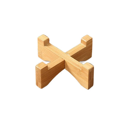 Présentoir de bonsaï en bois élégant pour les amateurs de plantes - Vitrine écologique