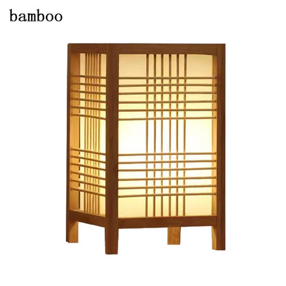 Bamboo Table Lamp: Warm Glow for Cozy Bedrooms & Studies
