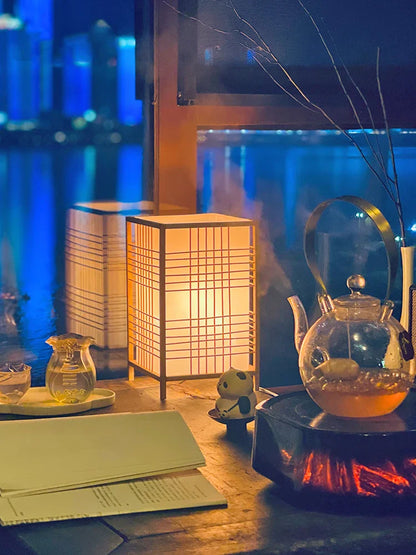 Bamboo Table Lamp: Warm Glow for Cozy Bedrooms & Studies