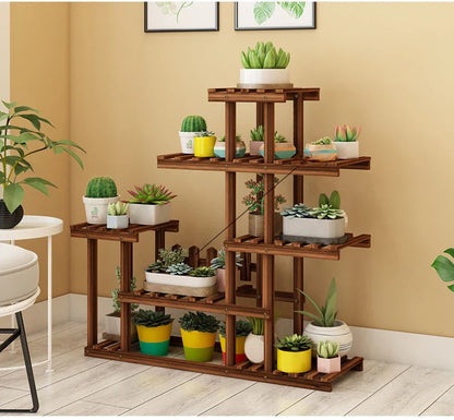 Support à fleurs de balcon multicouche - Chic et peu encombrant pour les amateurs de plantes