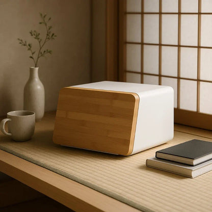 대나무 빵 상자 - 빵을 신선하게 유지하세요 & 깔끔하고 뿌리 깊은 생활