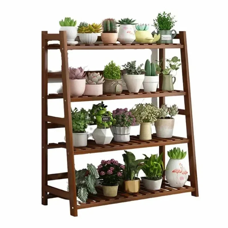 Wooden Universal Plant Shelf - Elevate Your Garden Style!