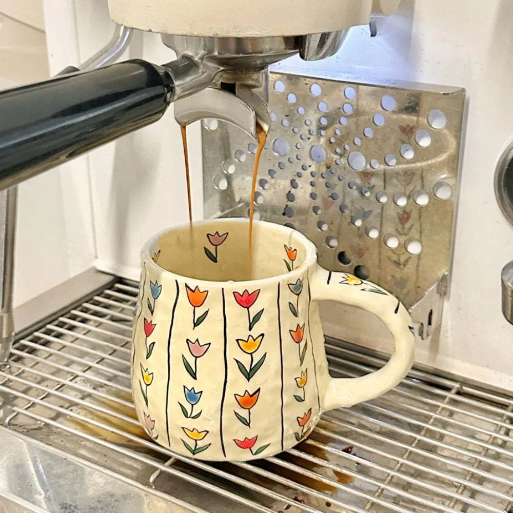 Handmade 380ml Ceramic Mug - Stylish Drinkware for Coffee Lovers