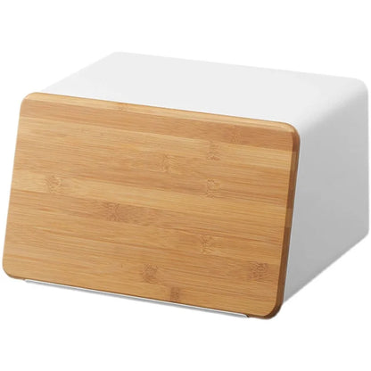 대나무 빵 상자 - 빵을 신선하게 유지하세요 & 깔끔하고 뿌리 깊은 생활