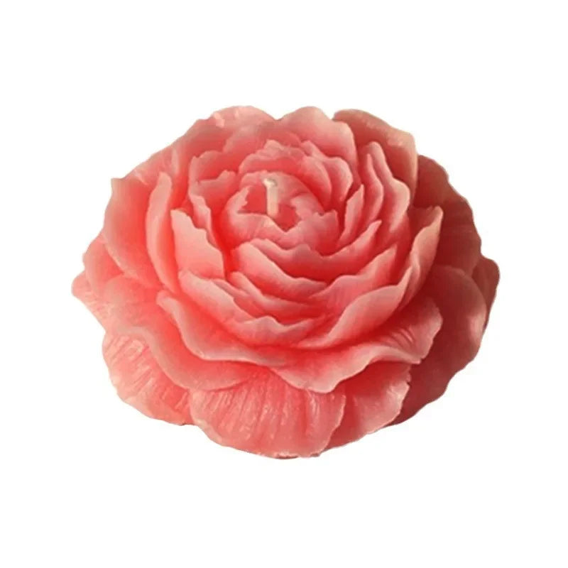 Peony Flower Candle - Aromatherapy Bliss for Relaxation