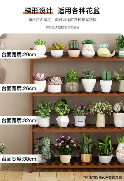 Wooden Universal Plant Shelf - Elevate Your Garden Style!