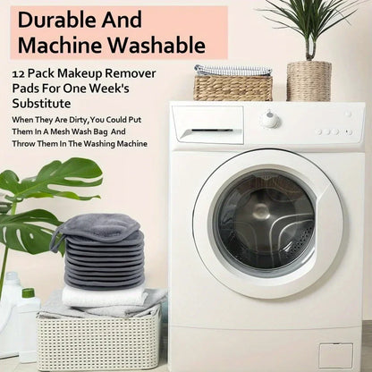 Reusable Microfiber Face Cloths for Effortless Makeup Removal - Eco-Friendly Skincare Solution