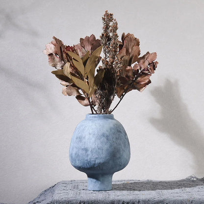 Handmade Ceramic Vase - Artisan Floral Elegance for Home