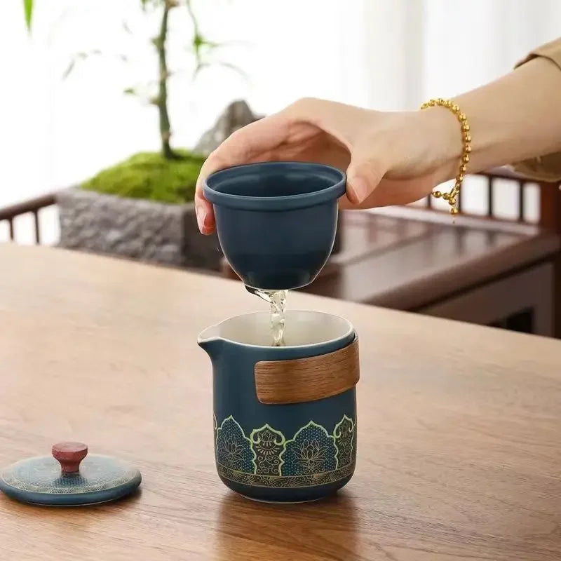 Portable Travel Tea Set - Brew Joy Anywhere by Rooted Living