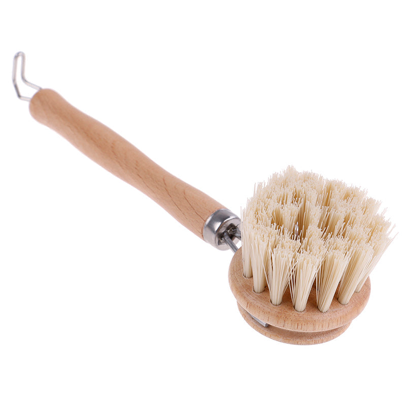 Eco-Friendly Bamboo Kitchen Brush - Effortless, Sustainable Clean