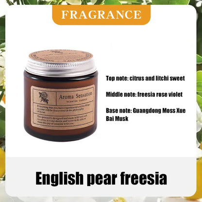 Smokeless Aromatic Soy Wax Candle - Elegant Home Décor Gift