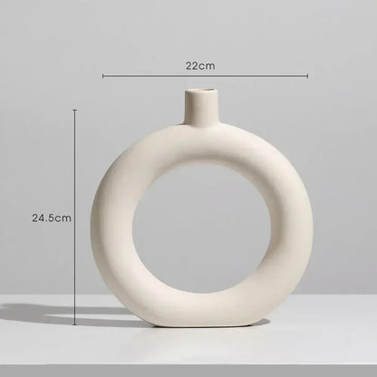 Eco-Friendly Ceramic Flower Pot – Modern Decor by Crafts