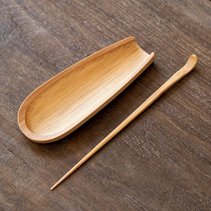 Bamboo Tea Scoop Set - Elevate Your Brew - Eco-Friendly Artisan