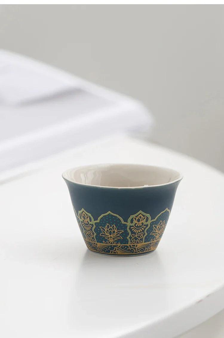 휴대용 여행용 차 세트 - 어디서나 차를 즐길 수 있음 - 캠핑객에게 적합