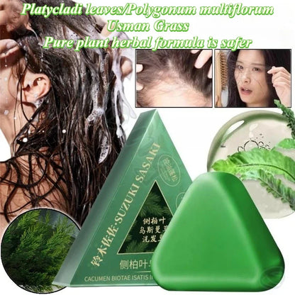 Nourishing Shampoo Soap for Vibrant Hair - Platycladi