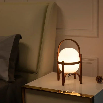 Modern Bamboo Floor Lamp – Chic LED Lighting for Home