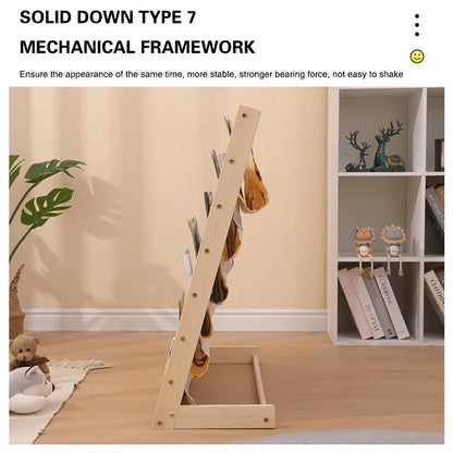 Bibliothèque pour enfants en bois – Un rangement élégant pour les jeunes lecteurs !