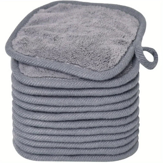 간편한 메이크업 제거를 위한 재사용 가능한 극세사 페이스 천 - 친환경 스킨케어 솔루션