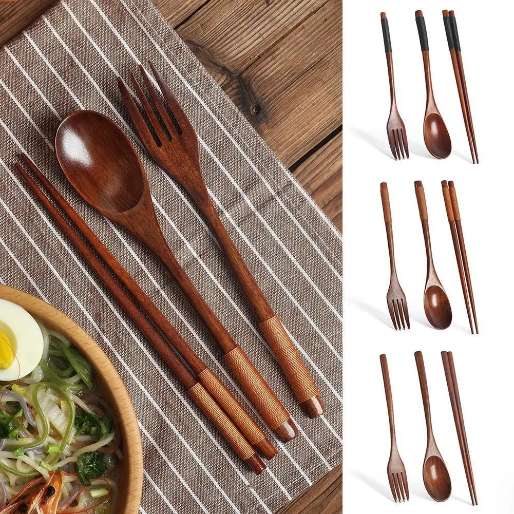 Ensemble de baguettes en bambou faites à la main - Essentiels de salle à manger élégants