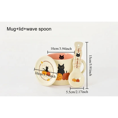 귀여운 세라믹 커피 머그 - Ins Style의 미적 홈 스타일