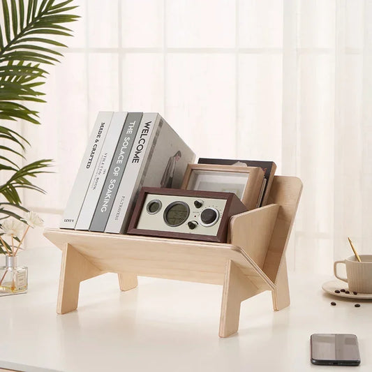 Bibliothèque pour enfants en bois irrégulier – Organisateur amusant par [nom de marque]