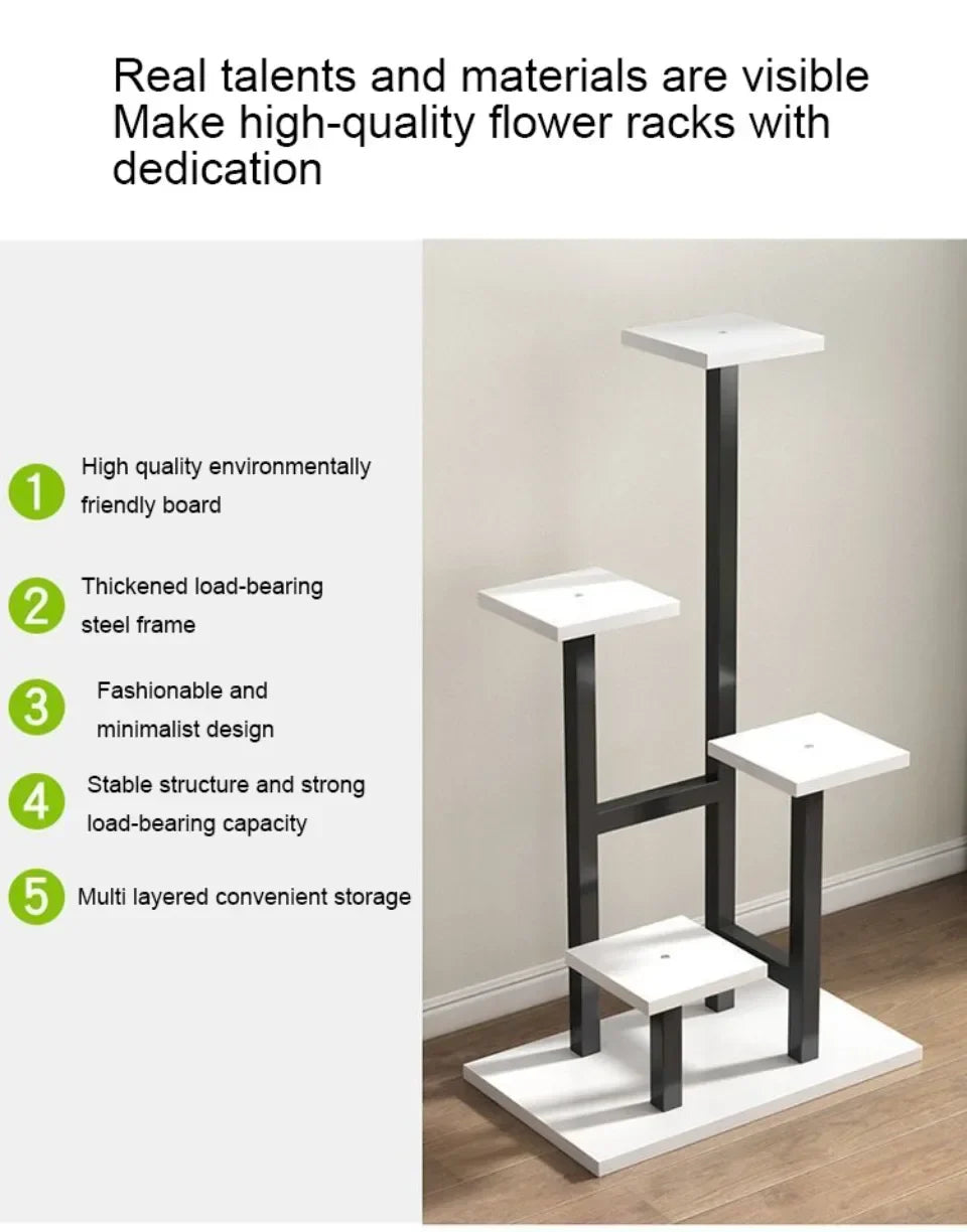 실내 화분 스탠드 - 스타일리시한 다중 화분 홀더 - [브랜드 이름]