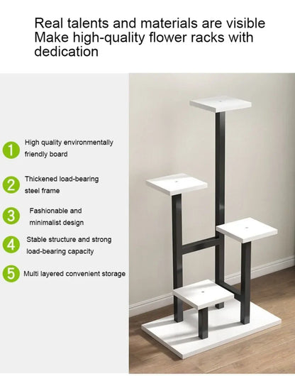 실내 화분 스탠드 - 스타일리시한 다중 화분 홀더 - [브랜드 이름]