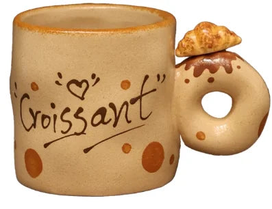 Ensemble de tasses rétro en céramique faites à la main - Café élégant & Tasses à thé