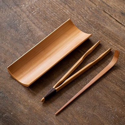 Bamboo Tea Scoop Set - Elevate Your Brew - Eco-Friendly Artisan