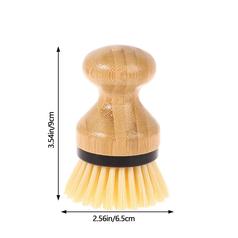Eco-Friendly Bamboo Cleaning Brush for Effortless Kitchen Care