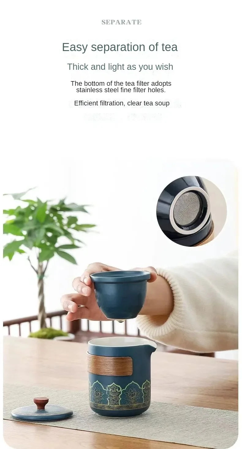 Portable Travel Tea Set - Brew Joy Anywhere by Rooted Living