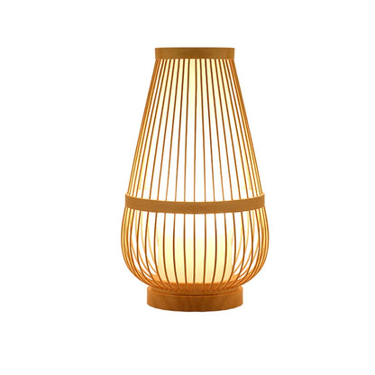 Bamboo Table Lamp: Warm Glow for Cozy Bedrooms & Studies