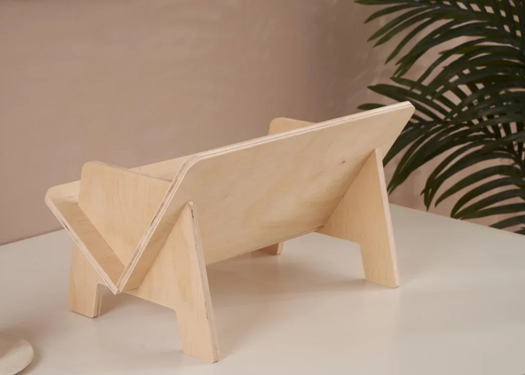 불규칙한 나무 어린이 책장 - 재미있는 정리함 - [브랜드 이름]