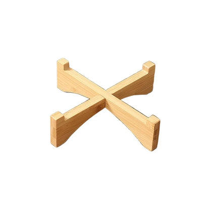 Présentoir de bonsaï en bois élégant pour les amateurs de plantes - Vitrine écologique