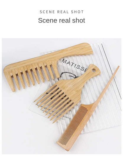 친환경 대나무 빗 - 루티드리빙의 부드러운 두피 마사지