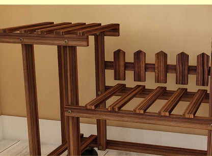 Support à fleurs de balcon multicouche - Chic et peu encombrant pour les amateurs de plantes