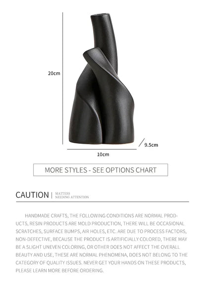 Modern Ceramic Frosted Vase - Unique Décor for Home & Office