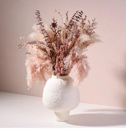 Handmade Ceramic Vase - Artisan Floral Elegance for Home