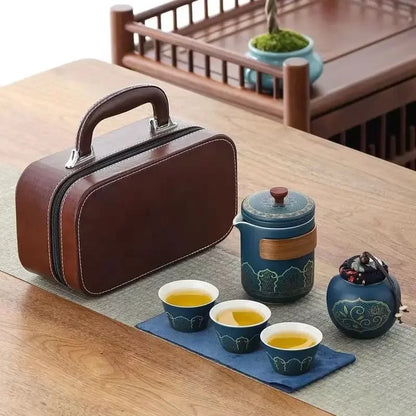 Portable Travel Tea Set - Brew Joy Anywhere by Rooted Living