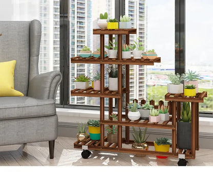 Support à fleurs de balcon multicouche - Chic et peu encombrant pour les amateurs de plantes