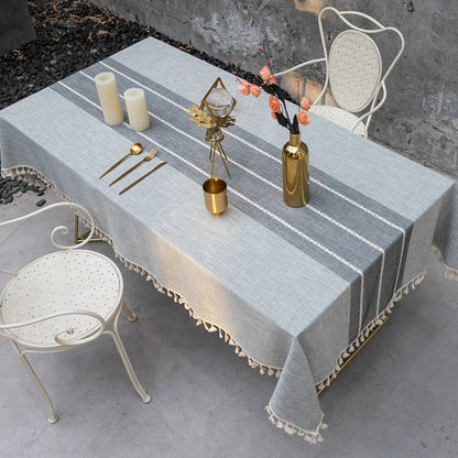 우아한 리넨 식탁보 - 방수 & 스타일리시하고 이벤트에 적합