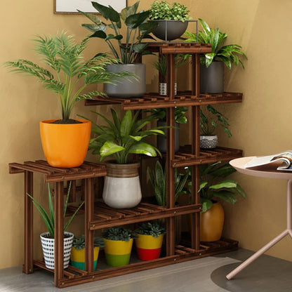 Support à fleurs de balcon multicouche - Chic et peu encombrant pour les amateurs de plantes