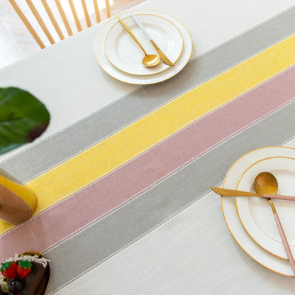 Tovaglia in cotone e lino impermeabile Battilo: stile da pranzo elevato