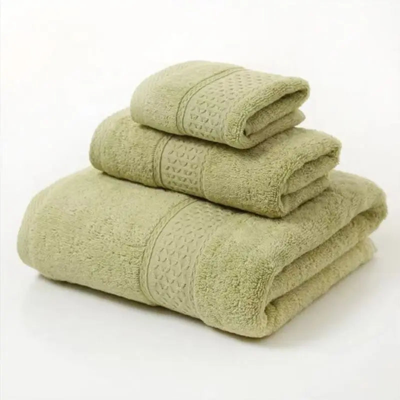 Luxurious Cotton Towel Set - Ultra Soft, Quick-Dry, Eco-Friendly